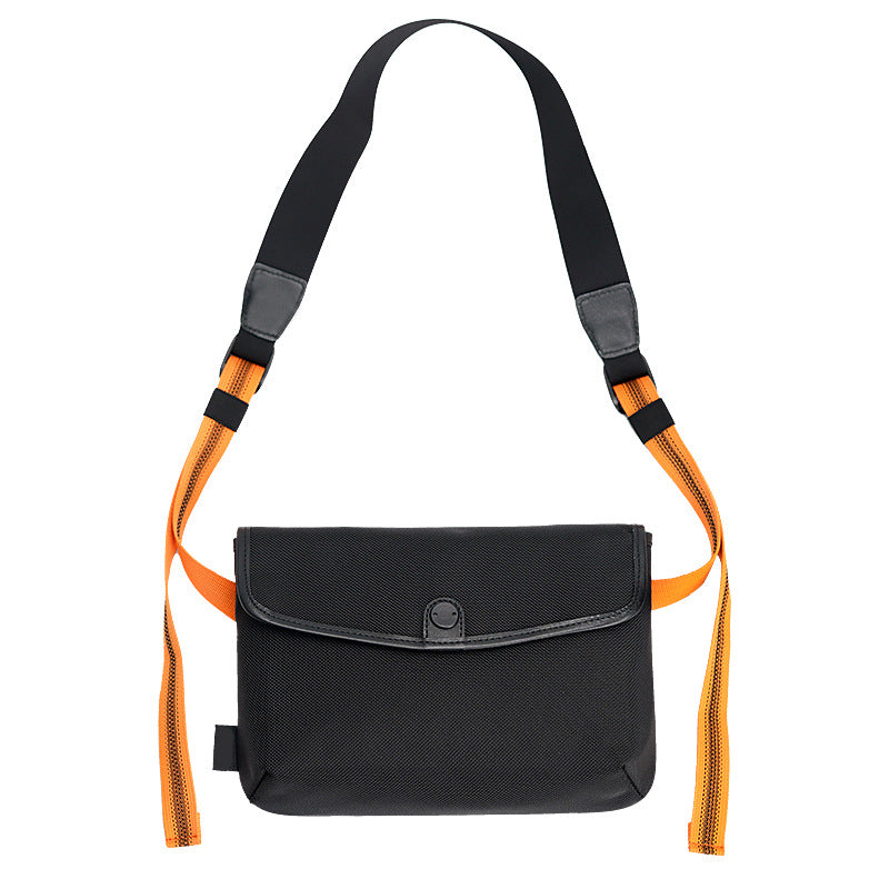 Contrast-Colored Crossbody Bag – Anti-Theft Ballistic Nylon Shoulder Bag for Travel
