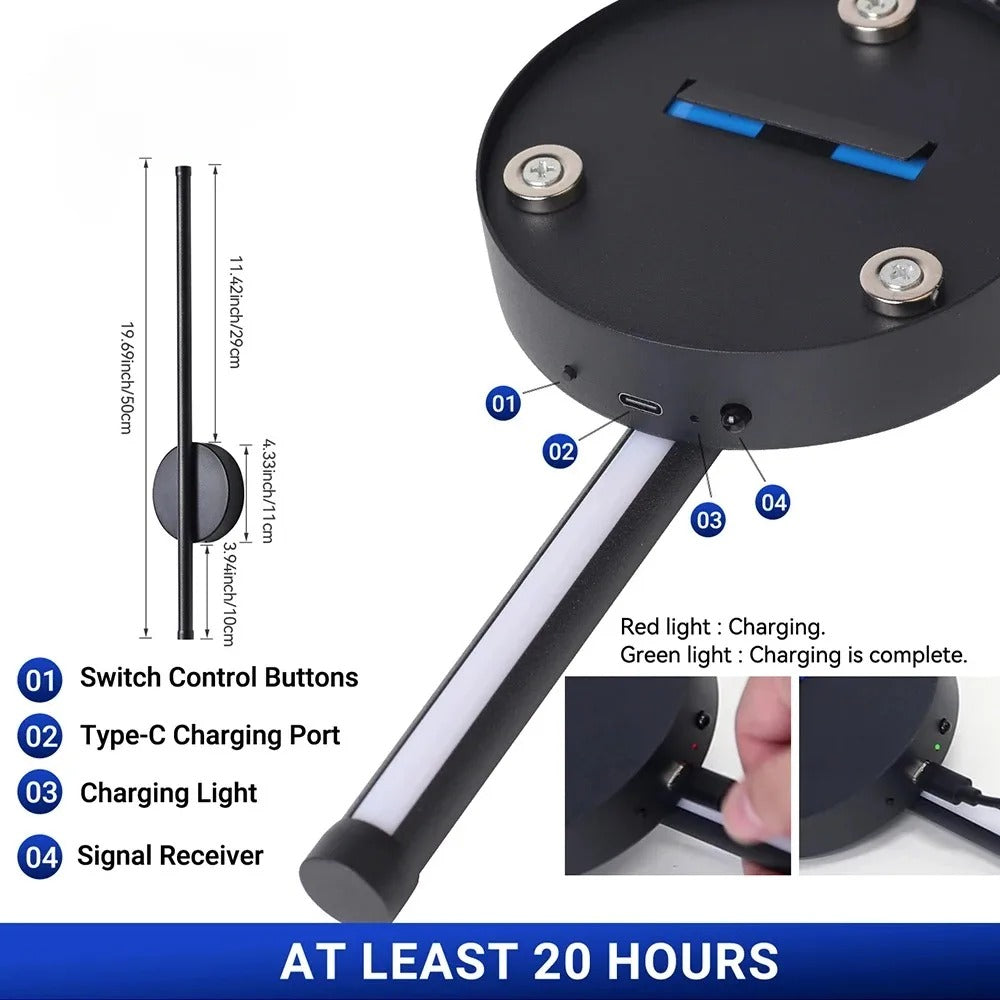 Magnetic Rechargeable LED Wall Led Light