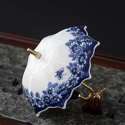 Ceramic Umbrella Tea Strainer