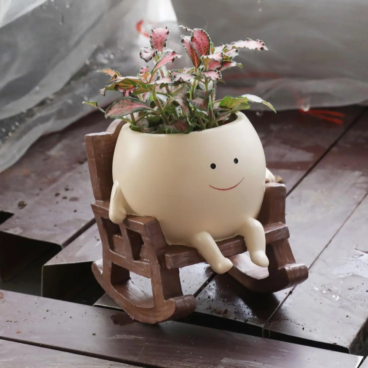 Rocking Chair Planter