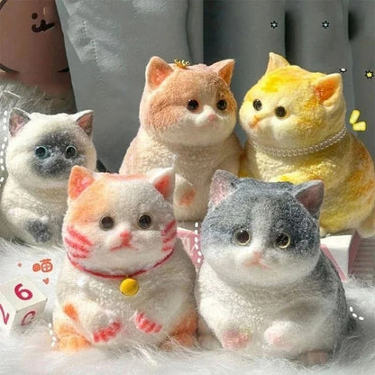 Squishy Cat Toy – Realistic Silicone Stress Relief Toy