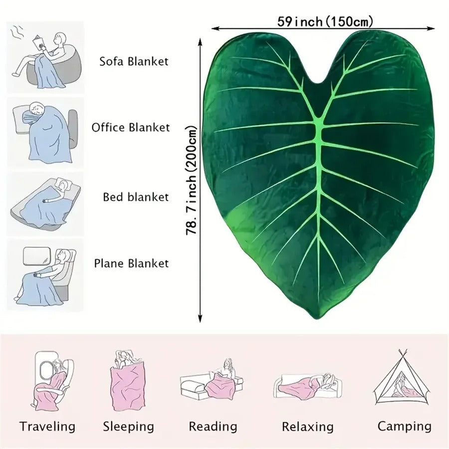 Giant Leaf Blanket - Regal Shield