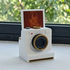 3D Printed Latte Art Camera with Replaceable Stencil Cards