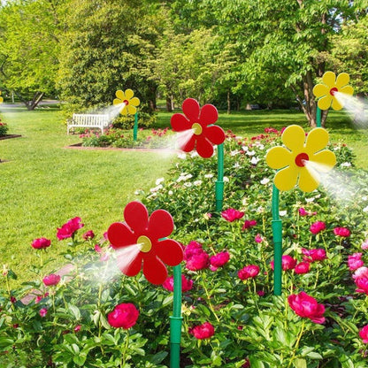 Crazy Daisy Sprinkler – 360° Rotating Dancing Flower Lawn Sprinkler