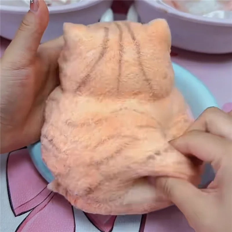 Squishy Cat Toy – Realistic Silicone Stress Relief Toy