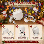 360° Rotating Star Projector Night Light – Snowflake, Christmas & Ocean