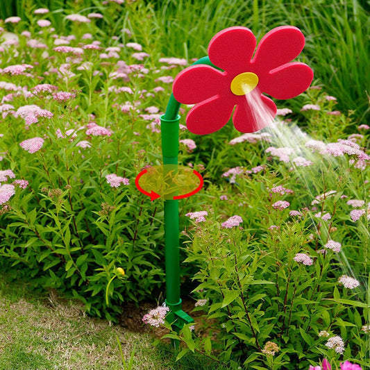 Crazy Daisy Sprinkler – 360° Rotating Dancing Flower Lawn Sprinkler