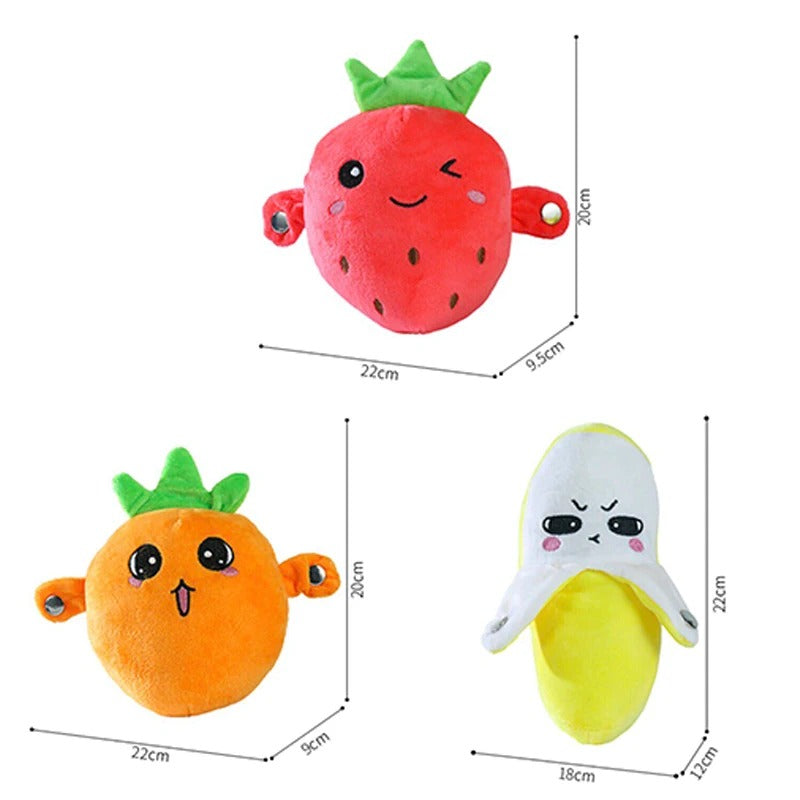 RhythmBuddy Interactive Fruit Plush – Touch-Activated Music Toy for Kids & Adults
