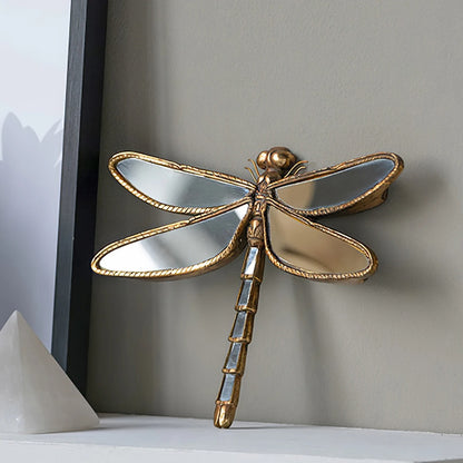 Gold Butterfly & Dragonfly Decorative Mirror