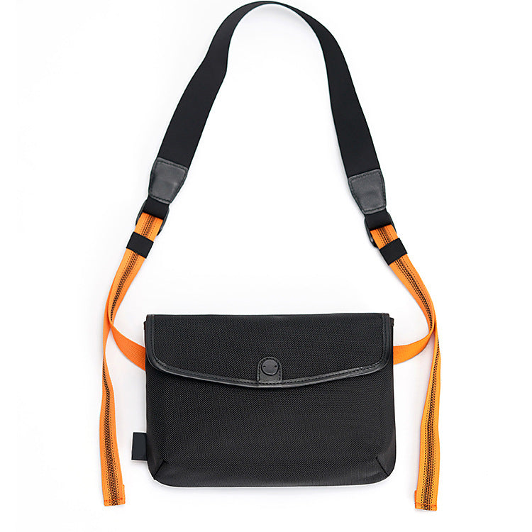 Contrast-Colored Crossbody Bag – Anti-Theft Ballistic Nylon Shoulder Bag for Travel
