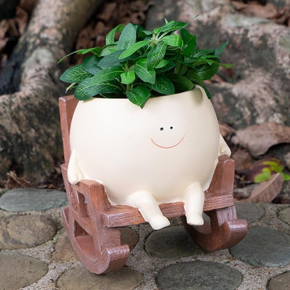 Cutiepotsy Rocking Chair Planter Walter Rose