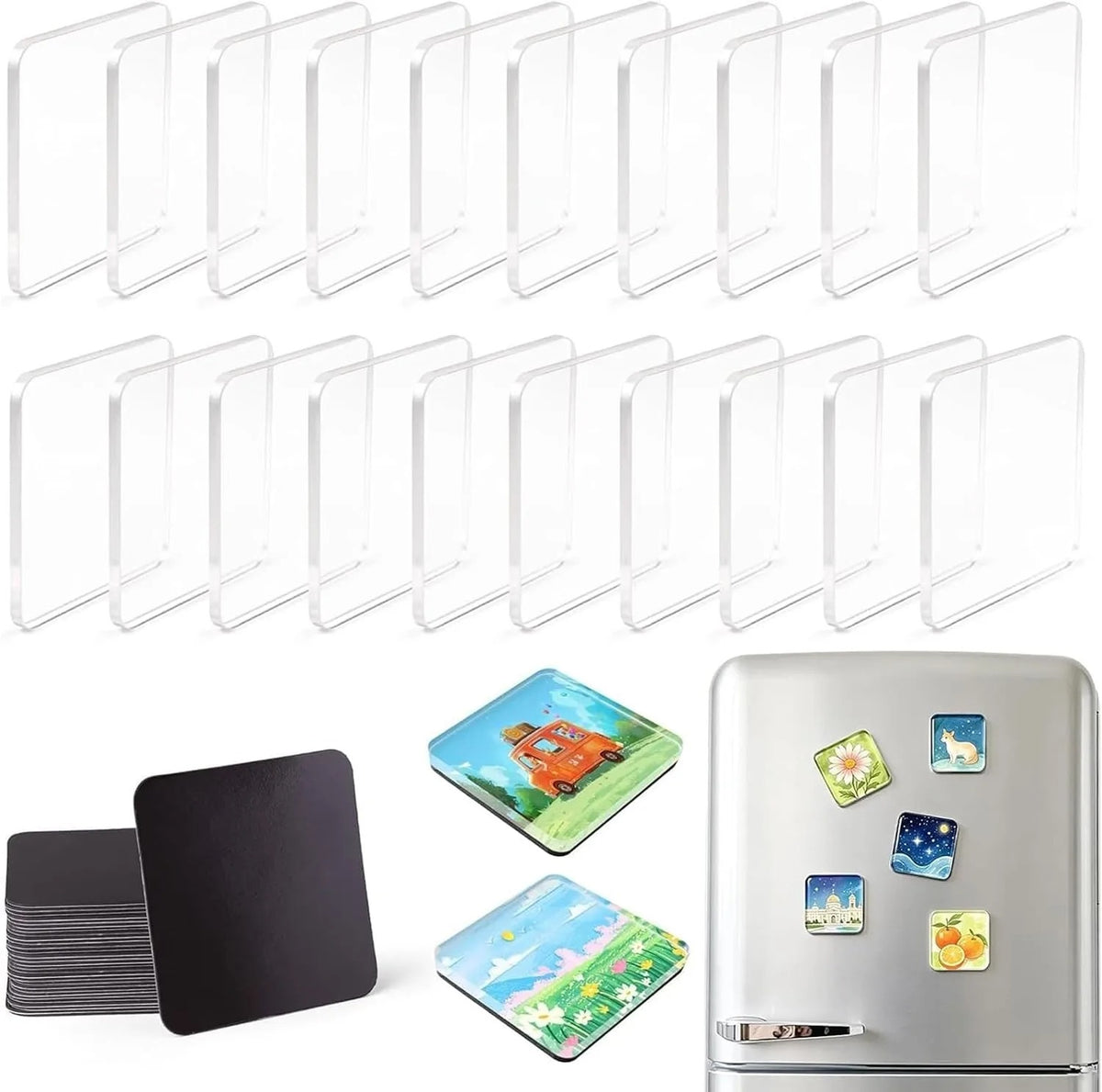 DIY Acrylic Photo Magnet Kit