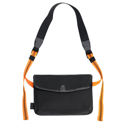 Contrast-Colored Crossbody Bag – Anti-Theft Ballistic Nylon Shoulder Bag for Travel