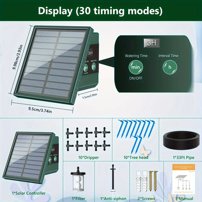 DIY Solar Drip Irrigation System – Automatic Watering Kit for Plants