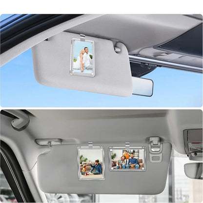 Magnetic Sun Visor Photo Holder