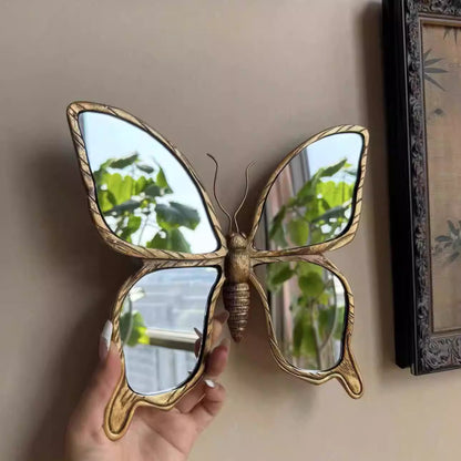 Gold Butterfly & Dragonfly Decorative Mirror