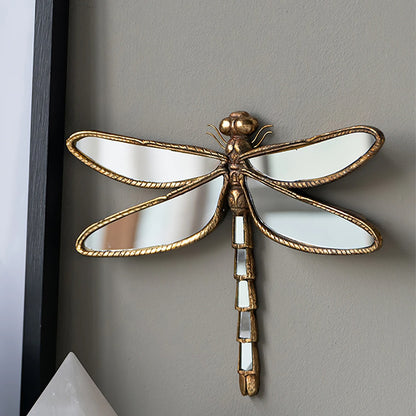Gold Butterfly & Dragonfly Decorative Mirror
