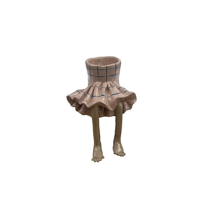 Funny Dangling Legs Ceramic Planter