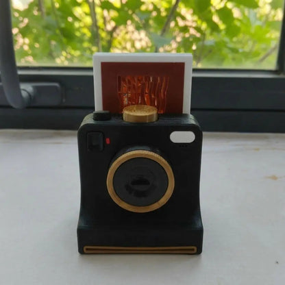 3D Printed Latte Art Camera with Replaceable Stencil Cards
