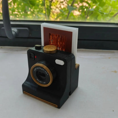 3D Printed Latte Art Camera with Replaceable Stencil Cards