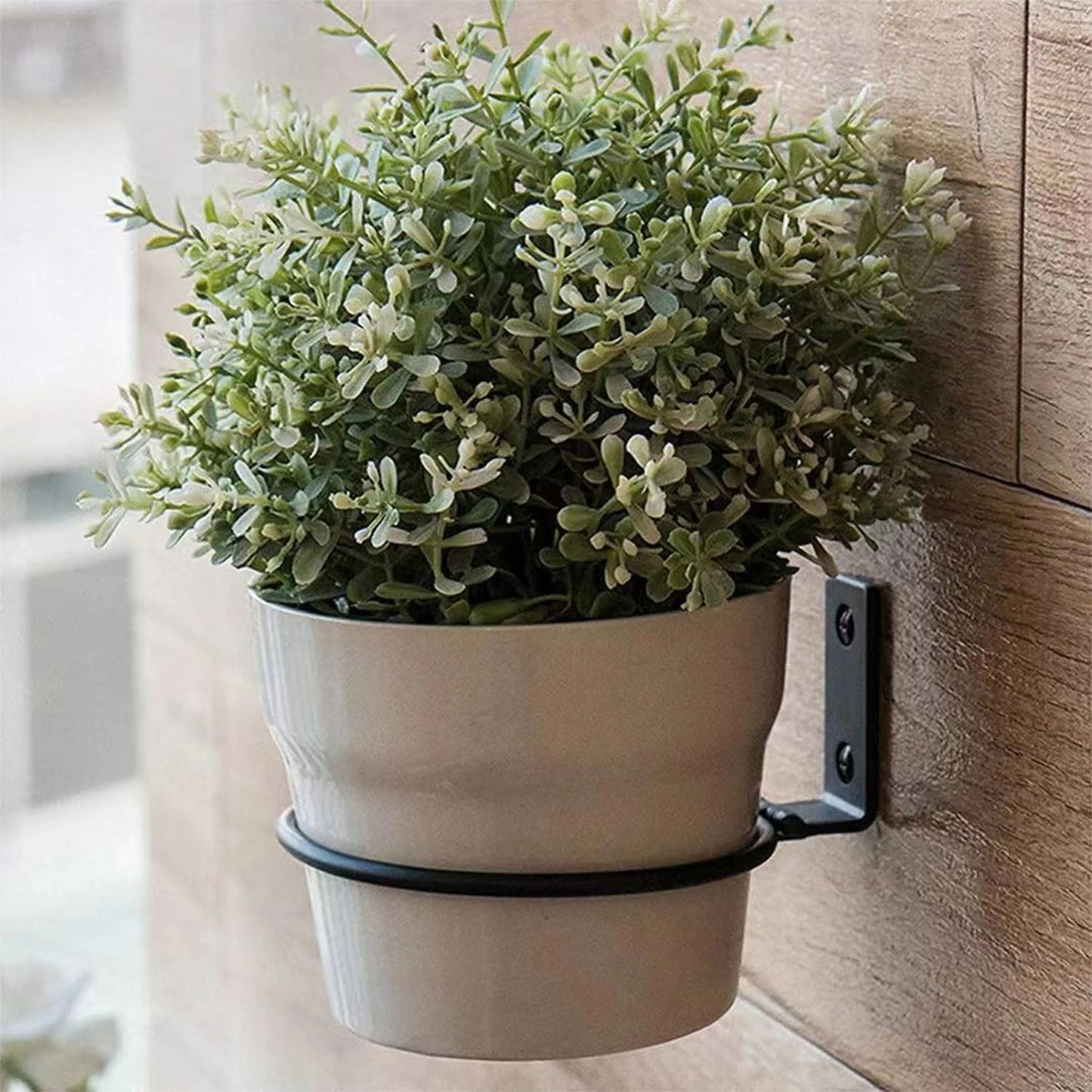 Wall-Mounted Plant Pot Holder Ring