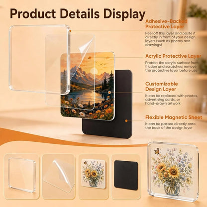 DIY Acrylic Photo Magnet Kit