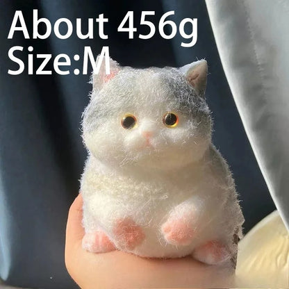Squishy Cat Toy – Realistic Silicone Stress Relief Toy