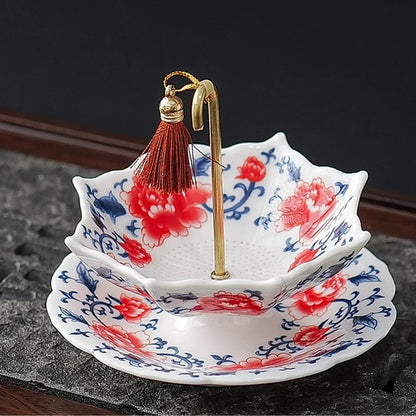 Ceramic Umbrella Tea Strainer