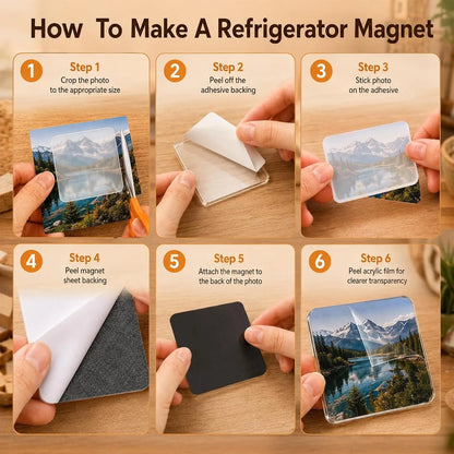DIY Acrylic Photo Magnet Kit