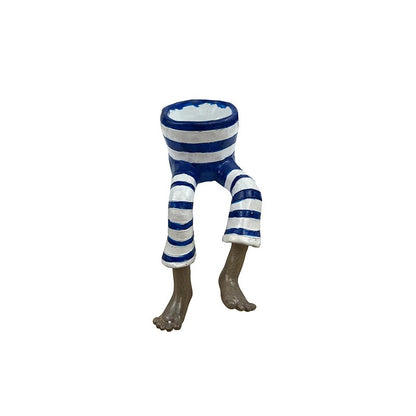 Funny Dangling Legs Ceramic Planter