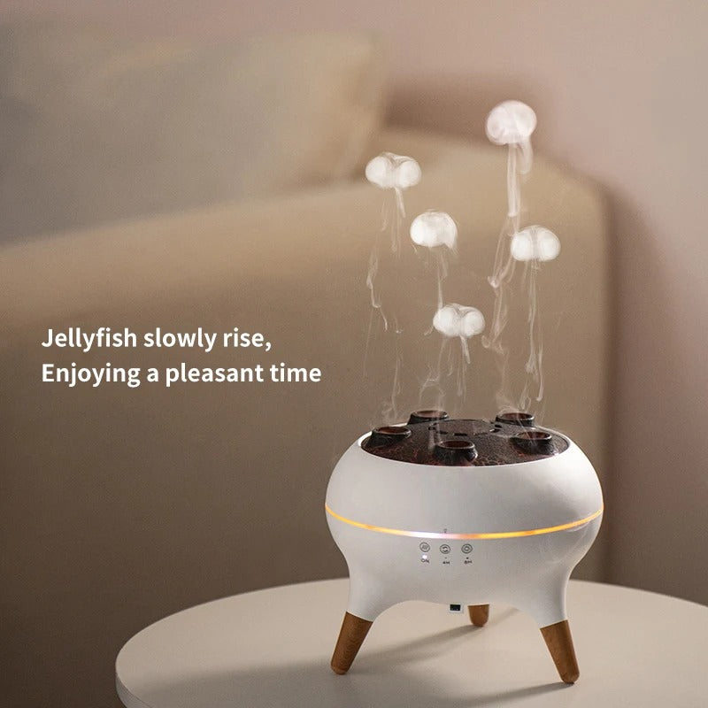 Jellyfish Aroma Diffuser with Sound-Reactive Mist