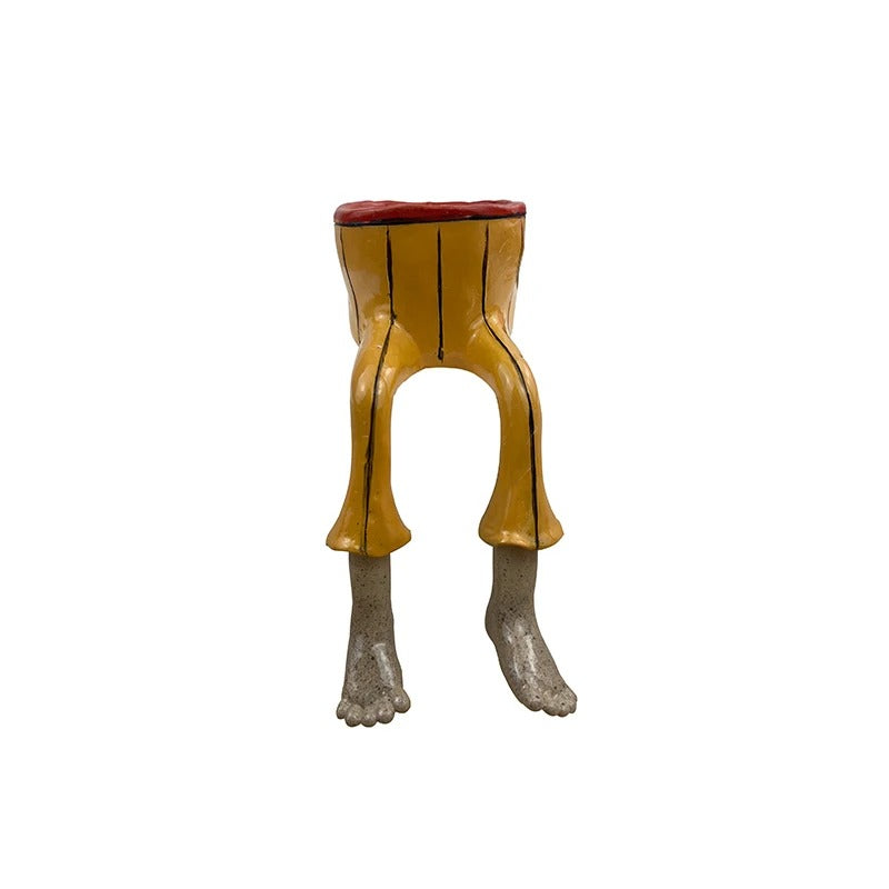 Funny Dangling Legs Ceramic Planter