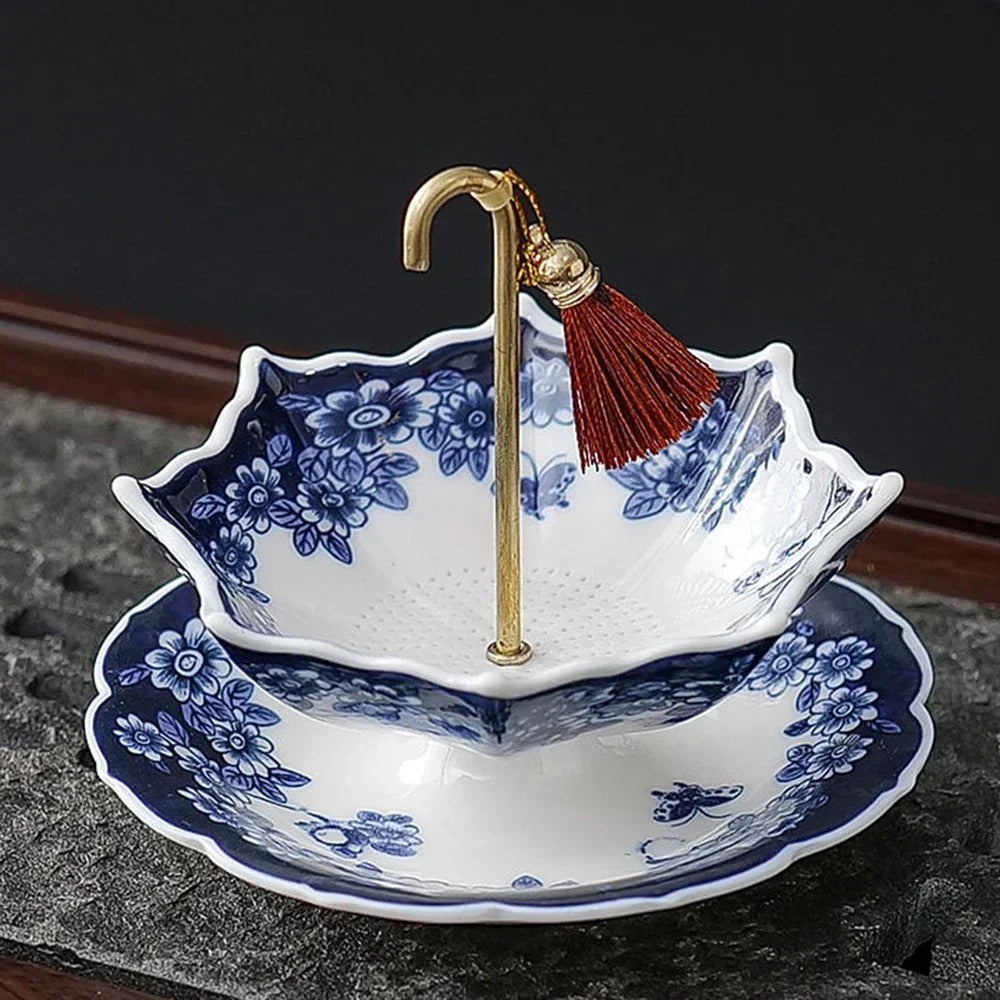 Ceramic Umbrella Tea Strainer
