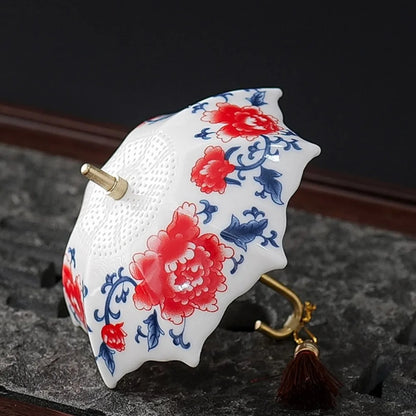 Ceramic Umbrella Tea Strainer