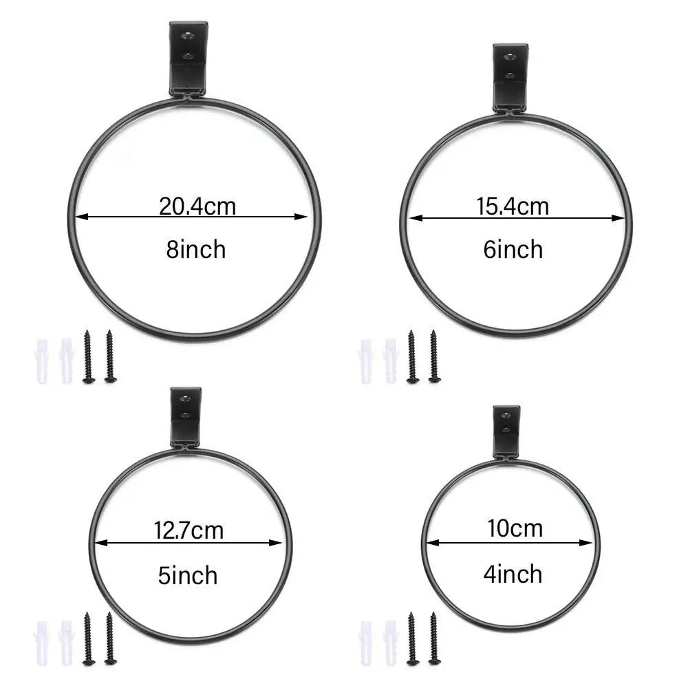 Wall-Mounted Plant Pot Holder Ring