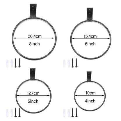 Wall-Mounted Plant Pot Holder Ring