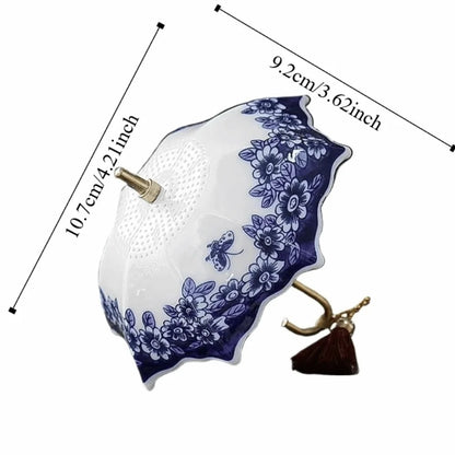 Ceramic Umbrella Tea Strainer