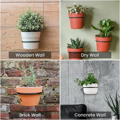 Wall-Mounted Plant Pot Holder Ring