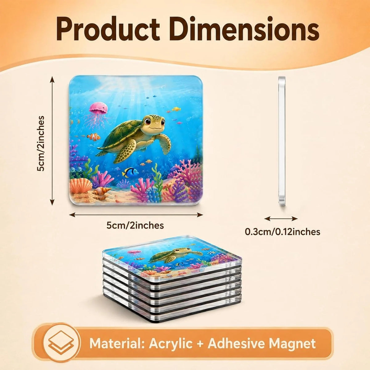 DIY Acrylic Photo Magnet Kit