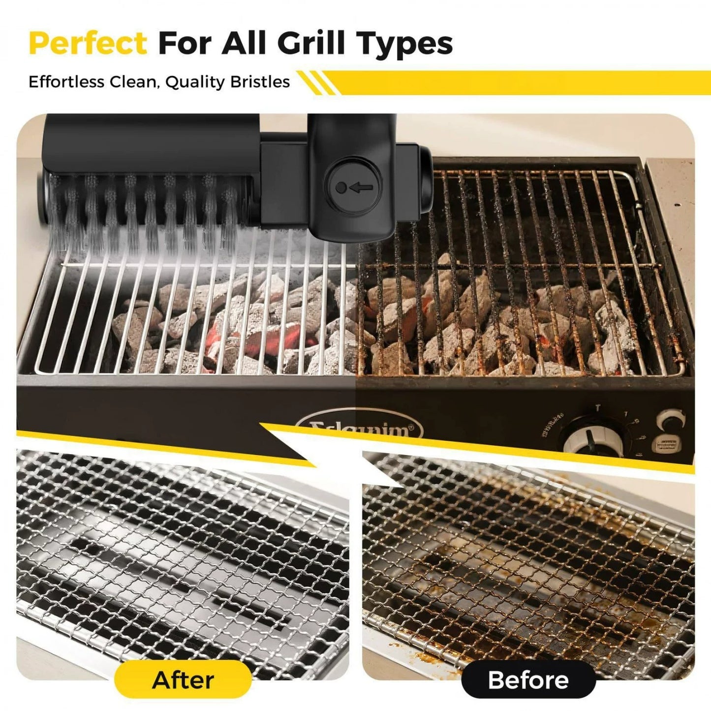 Park & Vine™ Cordless Rechargeable Barbecue Grill Cleaner