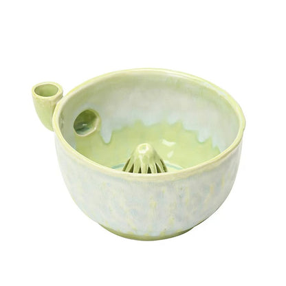 Ceramic Swirl Fruit Washing Bowl – Rinse, Drain & Serve