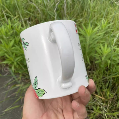 Botanical Floral Ceramic Mug — 600ml
