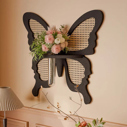 Wall-Mounted Butterfly Sconce & Hydroponic Wall Art
