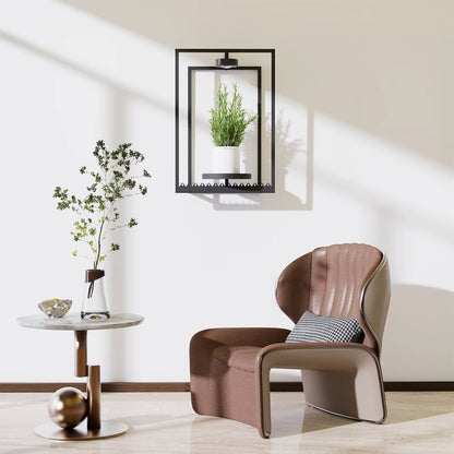 Plant Frame with Built-In Grow Light