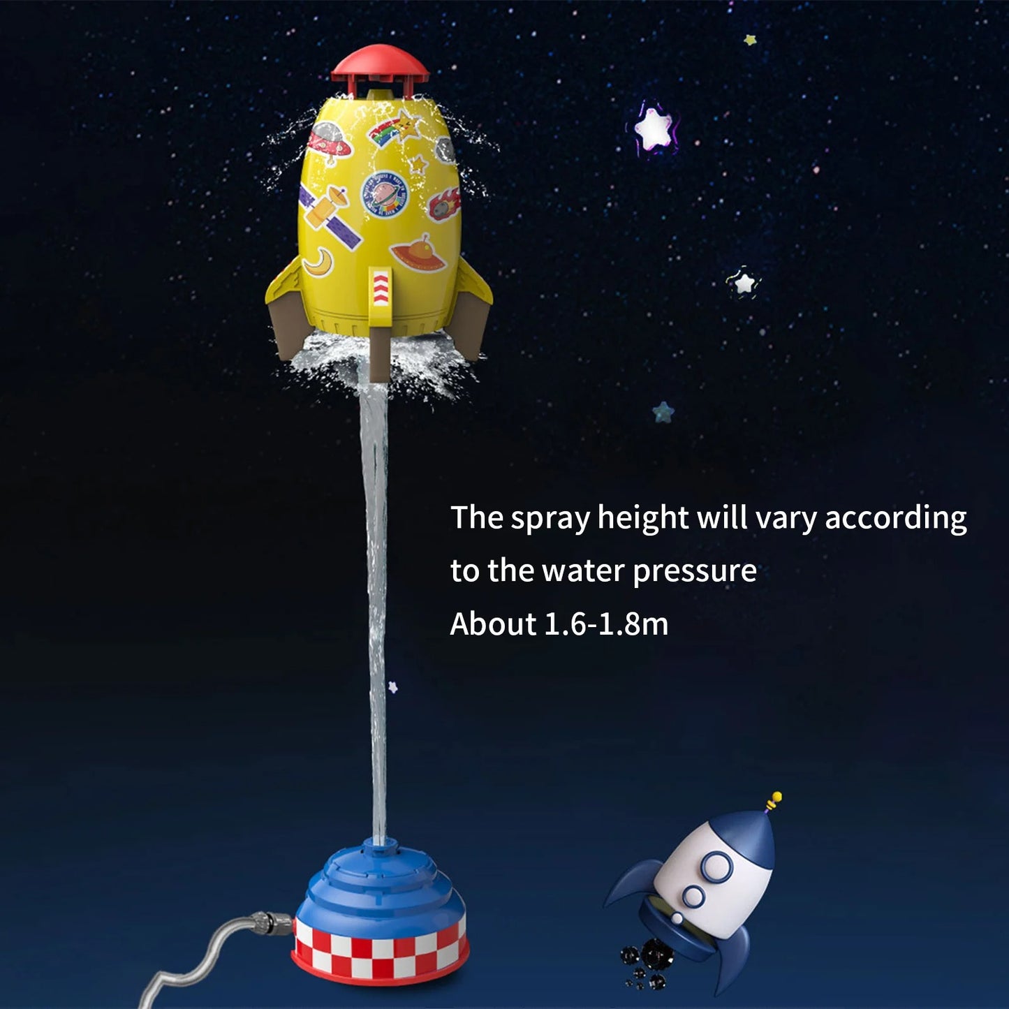 Rocket Launcher Water Sprinkler Toy