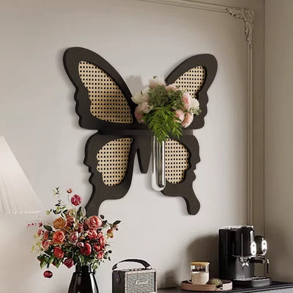 Wall-Mounted Butterfly Sconce & Hydroponic Wall Art
