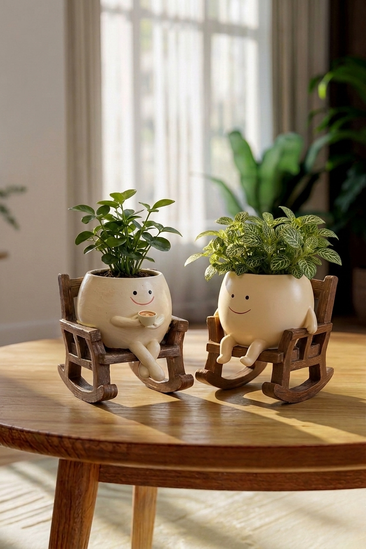Cutiepotsy Rocking Chair Planter Walter Rose
